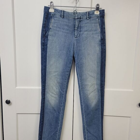 Vince Strapping Sunset Blvd Tuxedo Stripe Jeans, 26 - Picture 5 of 8